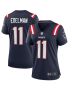 Julian Edelman 11 New England Patriots Women Game Jersey – Navy