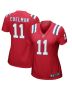 Julian Edelman 11 New England Patriots Womens Alternate Game Jersey – Red