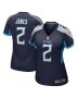 Julio Jones 2 Tennessee Titans Women Game Jersey – Navy