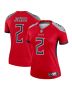 Julio Jones 2 Tennessee Titans Women Inverted Legend Jersey – Red