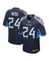 Julius Wood 24 Tennessee Titans Game Men Jersey – Navy