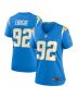 Justin Eboigbe 92 Los Angeles Chargers Women’s Game Jersey – Powder Blue