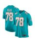 Justin Ellis 78 Miami Dolphins Game Men Jersey – Aqua