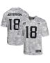 Justin Jefferson 18 Minnesota Vikings 2024 Salute to Service Game YOUTH Jersey – Arctic Camo