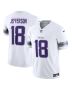 Justin Jefferson 18 Minnesota Vikings Alternate Vapor F.U.S.E. Limited Men Jersey – White