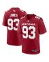 Justin Jones 93 Arizona Cardinals Team Game Men Jersey – Cardinal