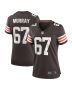 Justin Murray 67 Cleveland Browns Game Women Jersey – Brown