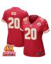 Justin Reid 20 Kansas City Chiefs Super Bowl LVIII Champions 4X Game Women Jersey – Red