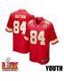 Justin Watson #84 Kansas City Chiefs Super Bowl LIX YOUTH Jersey – Red
