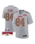 Justin Watson 84 Kansas City Chiefs Super Bowl LVIII Champions 4 Stars Patch Atmosphere Fashion Game Men Jersey – Gray