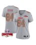Justin Watson 84 Kansas City Chiefs Super Bowl LVIII Champions 4 Stars Patch Atmosphere Fashion Game Women Jersey – Gray