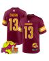 K.J. Osborn 13 Washington Commanders Super Bowl LIX New Orleans Patch Game Men Jersey – Burgundy