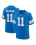 Kalif Raymond 11 Detroit Lions Team Game Men Jersey – Blue