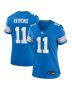 Kalif Raymond 11 Detroit Lions Women’s Team Game Jersey – Blue