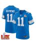 Kalif Raymond #11 Detroit Lions Super Bowl LIX Jersey – Men’s – Blue