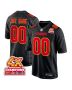 Kansas City Chiefs Super Bowl LVIII Champions 4X Fashion Game Custom Men Jersey – Carbon Black
