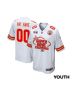 Kansas City Chiefs Super Bowl LVIII Champions Locker Room Trophy Collection Game YOUTH Jersey – White