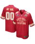 Kansas City Chiefs Super Bowl LVIII Champions Under The Lights Game Custom Men Jersey – Scarlet