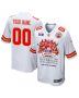 Kansas City Chiefs Super Bowl LVIII Thanks For Memories Game Custom Men Jersey – White
