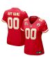 Kansas City Chiefs Women’s Super Bowl LIX Custom Game Jersey – Red