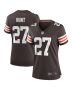 Kareem Hunt 27 Cleveland Browns Game Women Jersey – Brown