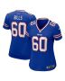 Keaton Bills 60 Buffalo Bills Women’s Game Jersey – Royal
