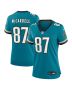 Keenan McCardell 87 Jacksonville Jaguars Women’s Prowler Throwback Game Jersey – Teal