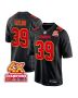 Keith Taylor 39 Kansas City Chiefs Super Bowl LVIII Champions 4X Fashion Game Men Jersey – Carbon Black