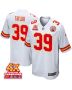Keith Taylor 39 Kansas City Chiefs Super Bowl LVIII Champions 4X Game Men Jersey – White