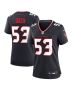 Kendrick Green 53 Houston Texans Women’s Team Game Jersey – Navy
