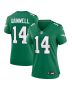 Kenneth Gainwell 14 Philadelphia Eagles Women’s Alternate Game Jersey – Kelly Green