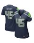 Kenny Easley 45 Seattle Seahawks Women Game Retired Jersey – College Navy