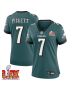 Kenny Pickett #7 Philadelphia Eagles Super Bowl LIX Women’s Jersey – Midnight Green