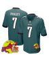 Kenny Pickett 7 Philadelphia Eagles Super Bowl LIX New Orleans Patch Game Men Jersey – Midnight Green