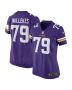 Kenny Willekes 79 Minnesota Vikings Women Game Jersey – Purple