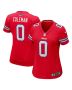 Keon Coleman 0 Buffalo Bills Women’s Alternate Game Jersey – Red