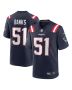 Keshawn Banks 51 New England Patriots Game Men Jersey – Navy