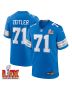 Kevin Zeitler #71 Detroit Lions Super Bowl LIX Jersey – Men’s – Blue