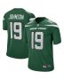 Keyshawn Johnson 19 New York Jets Men Game Retired Jersey – Gotham Green