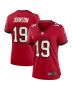 Keyshawn Johnson 19 Tampa Bay Buccaneers Women Game Retired Jersey – Red