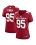 Khyiris Tonga 95 Arizona Cardinals Women’s Game Jersey – Cardinal