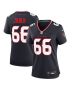 Kilian Zierer 66 Houston Texans Women’s Team Game Jersey – Navy