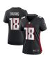 Kirk Cousins 18 Atlanta Falcons Game Women Jersey – Black