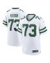 Klecko White 73 New York Jets Game Jersey Retired Player – Men, Legacy White