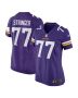 Korey Stringer 77 Minnesota Vikings Women Retired Jersey – Purple