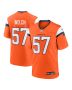 Kristian Welch 57 Denver Broncos Team Game Men Jersey – Orange