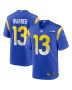 Kurt Warner 13 Los Angeles Rams Men Game Retired Jersey – Royal