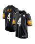 Kyle Allen 4 Pittsburgh Steelers Game Men Jersey – Black