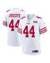 Kyle Juszczyk 44 San Francisco 49ers Super Bowl LVIII Patch Game Men Jersey – White
