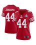 Kyle Juszczyk 44 San Francisco 49ers Super Bowl LVIII Patch Game Women Jersey – Scarlet